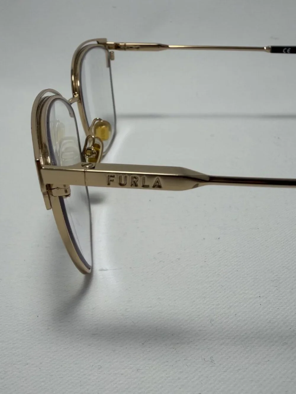 Furla Gold & Black Eyeglasses Frames Only